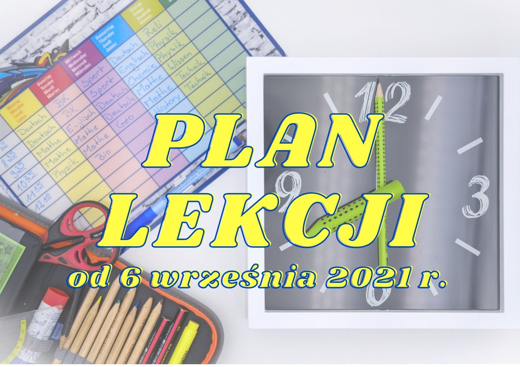 Plan Lekcji Na Rok Szkolny Aktualizacja Zesp Szk